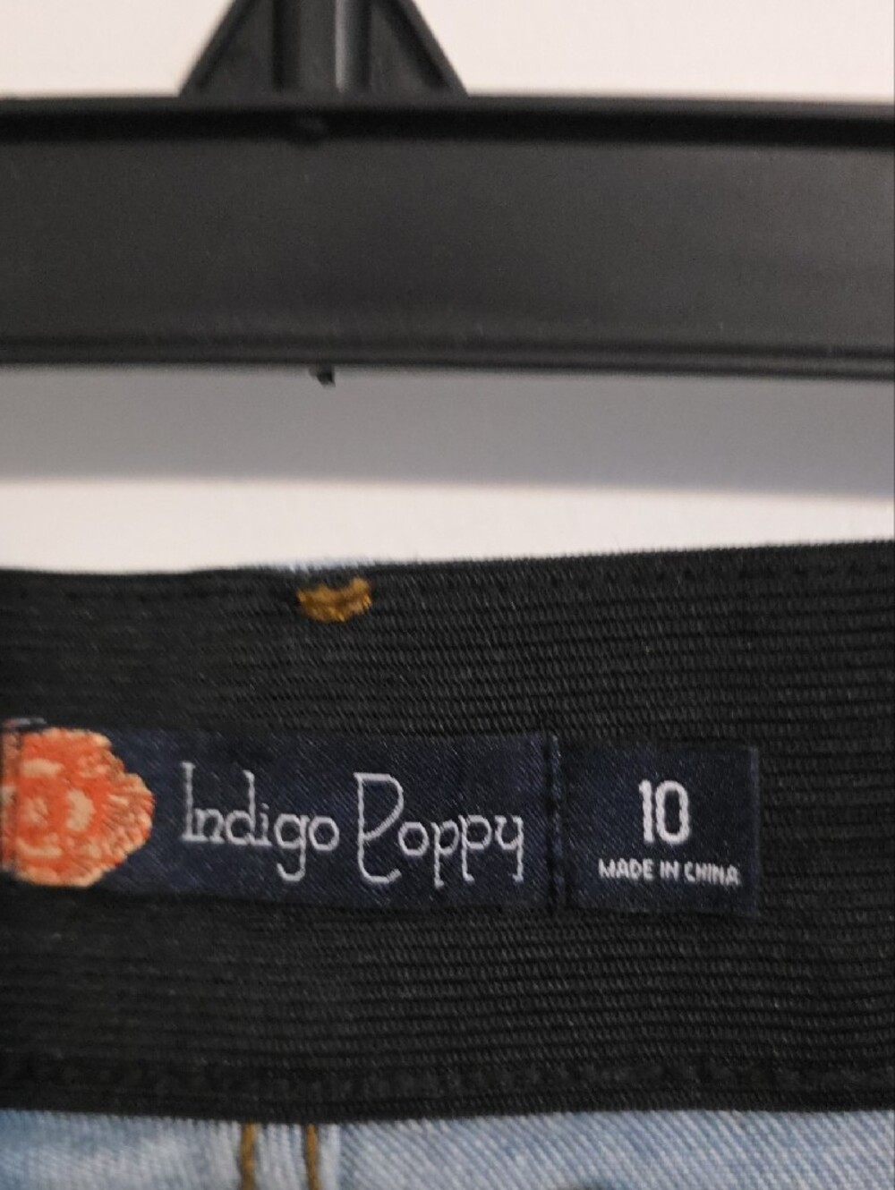 Indigo Poppy Light Wash Barrell Jeans Sz 10 - Picture 2 of 8